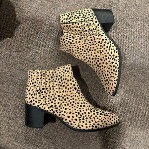Cheetah Print Ankle Boot